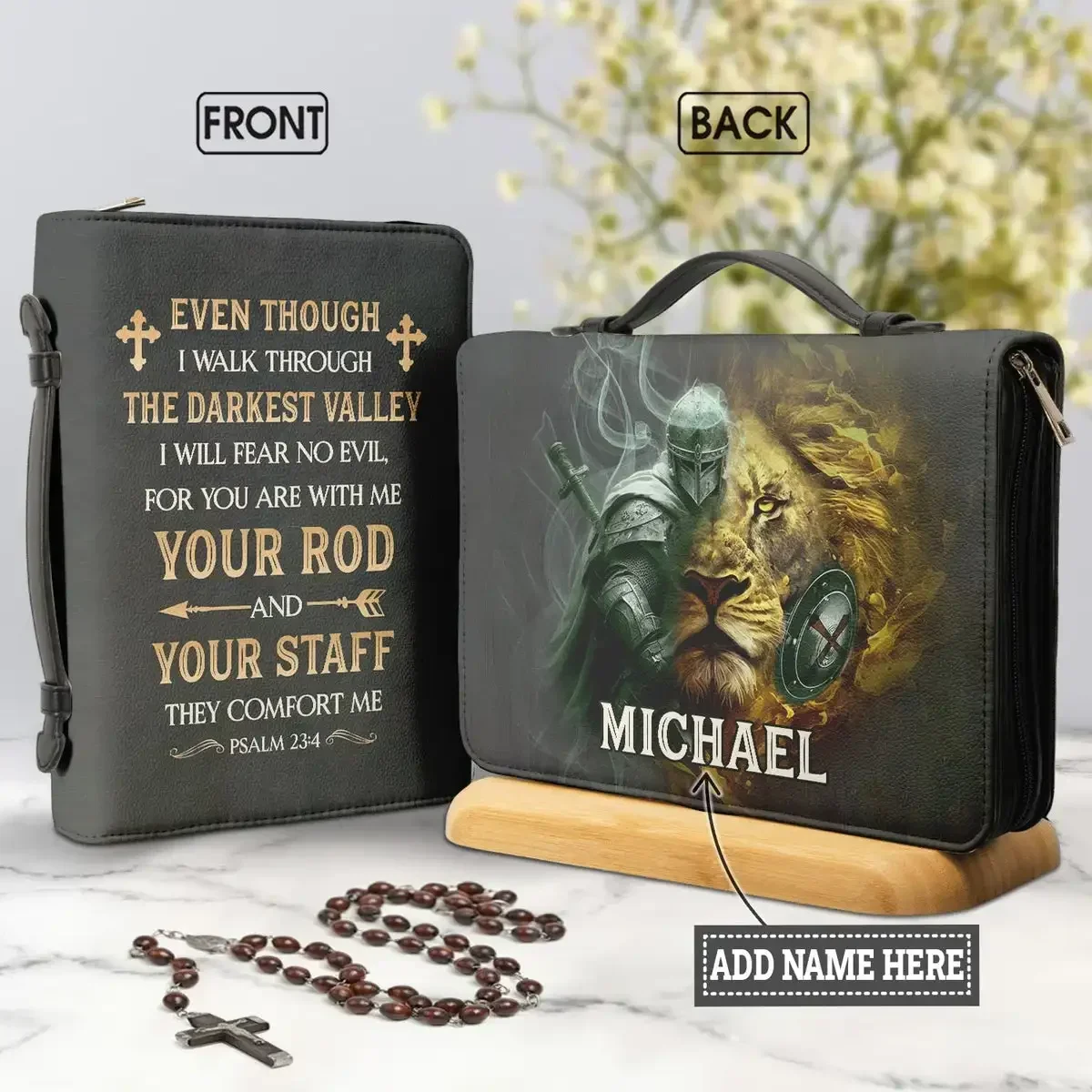 Interior Design Book - New Leather Bible Bag I Will