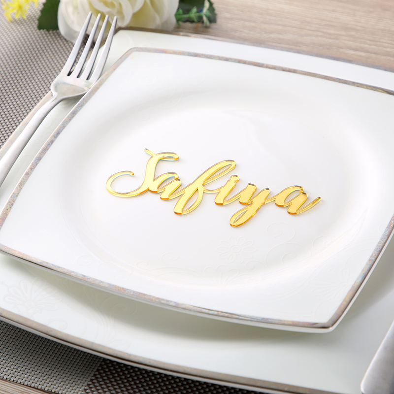 Interior Design Names - Custom Wedding Place Cards Personalized Names
