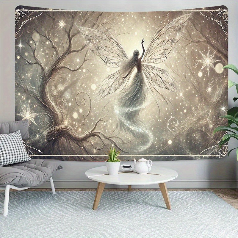 Interior Design Hd - Fantasy Fairy Tree Wall Mural 2D