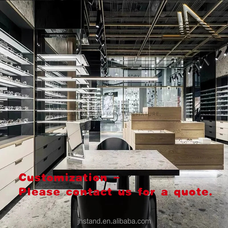 Interior Design Usa - custom.Optical Shop Eyewear Display Table Interior