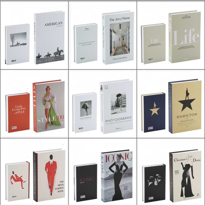 Interior Design Book - Fashion Fake Books for Home Decoration