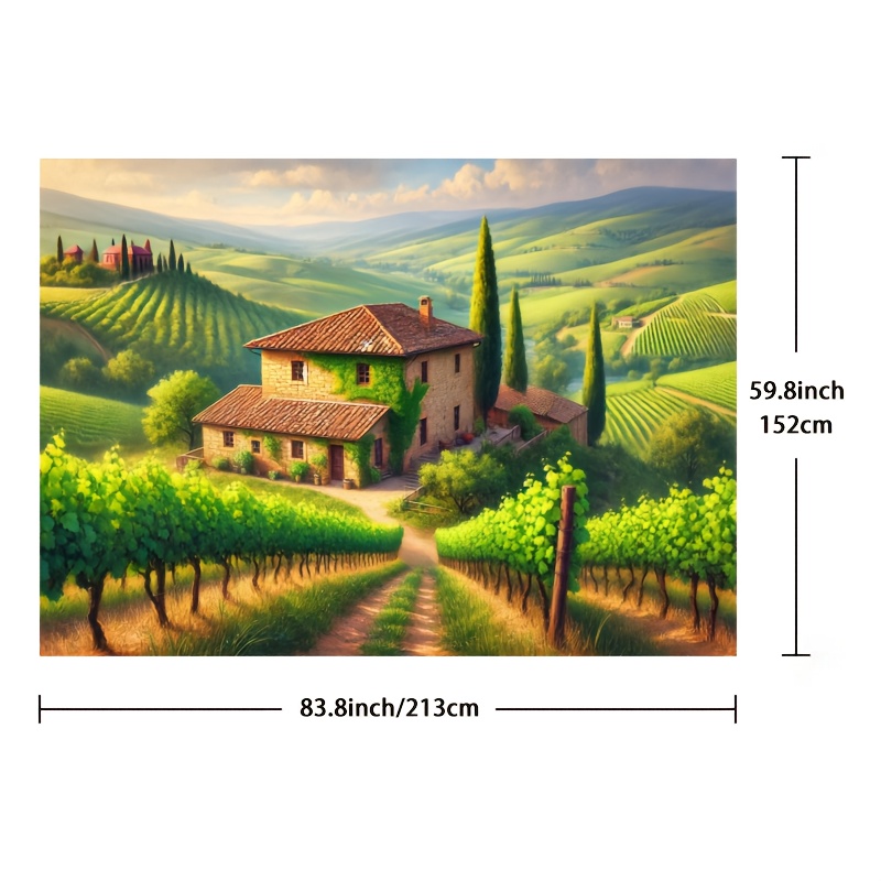 Italian Vineyard Cottage Wall  - Interior Design Hd ulasan dan harga