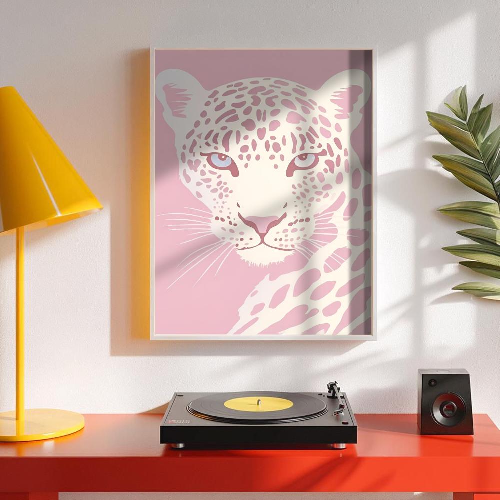 Pink pattern decoration Poster - Interior Design With Wallpaper ulasan dan harga
