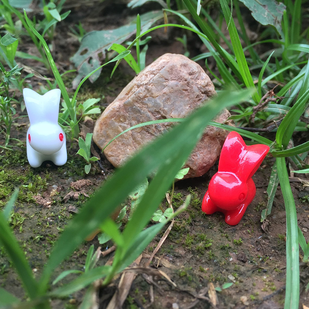 20Pcs Resin Rabbit Home Decor  - Interior Design Terms ulasan dan harga