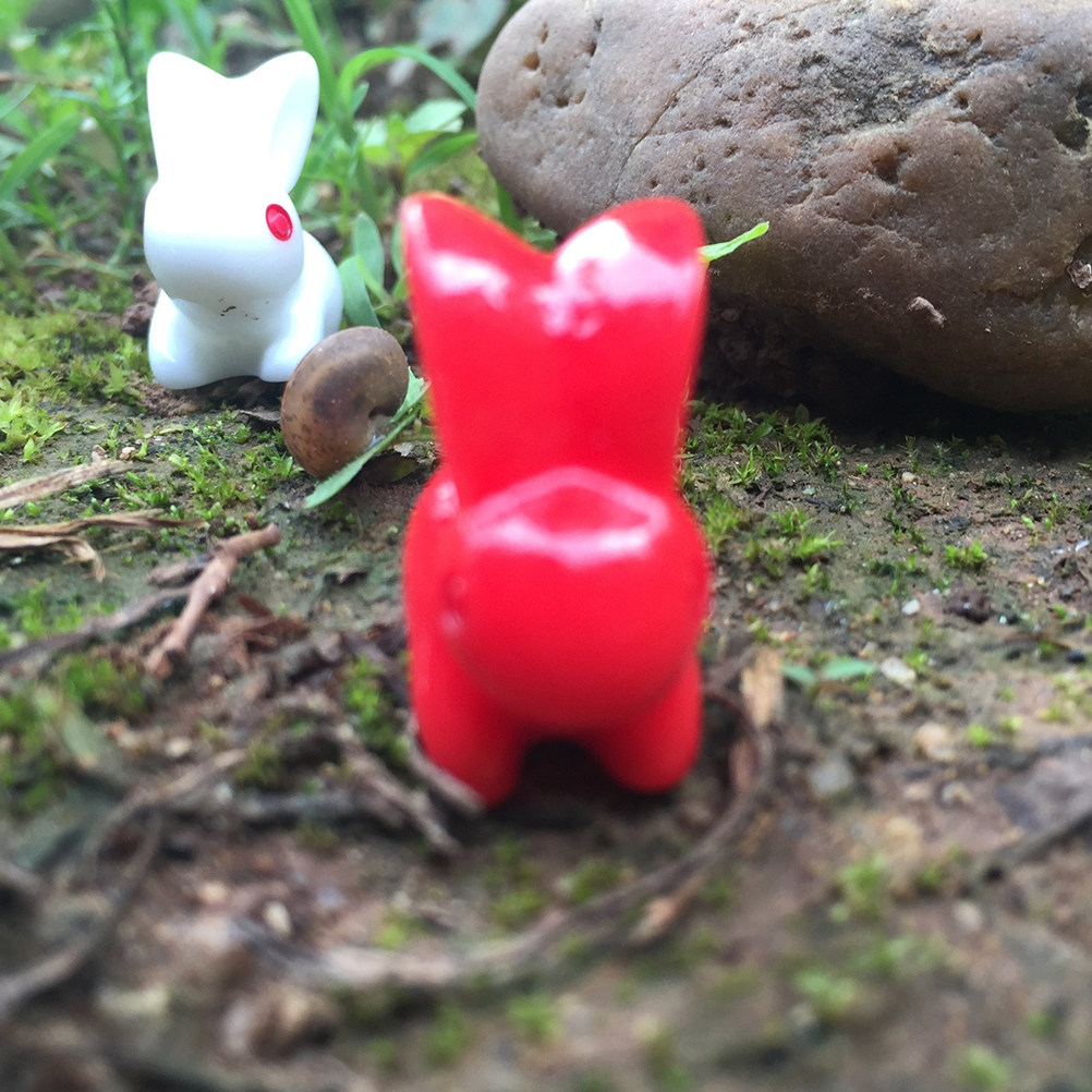 20Pcs Resin Rabbit Home Decor  - Interior Design Terms ulasan dan harga