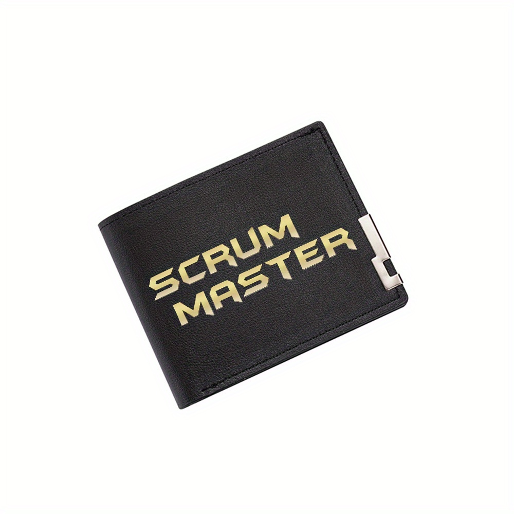 Golden text Scrum Master black - Interior Design Photo ulasan dan harga