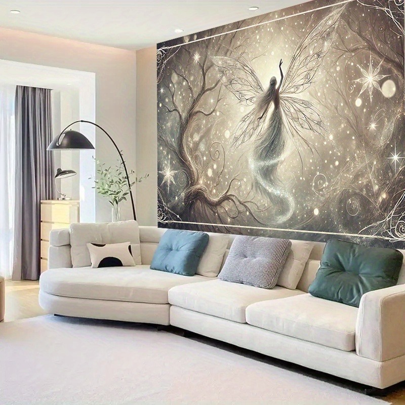 Fantasy Fairy Tree Wall Mural  - Interior Design Hd ulasan dan harga