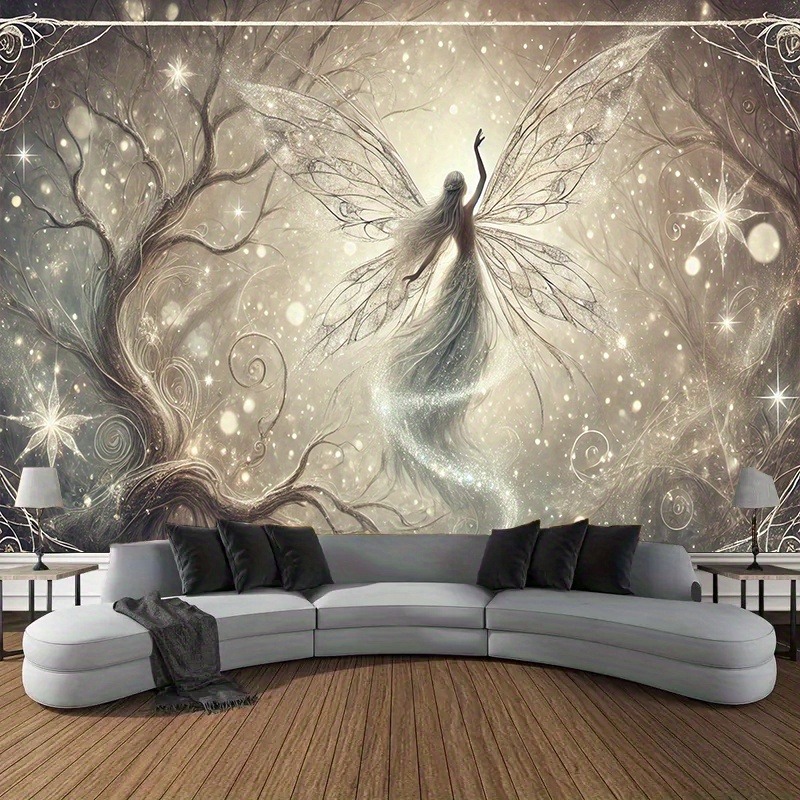 Fantasy Fairy Tree Wall Mural  - Interior Design Hd ulasan dan harga