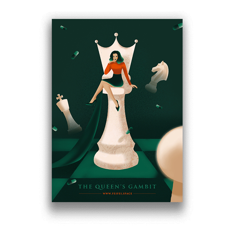 Queen 's Gambit White Coated P - Interior Design With Wallpaper ulasan dan harga