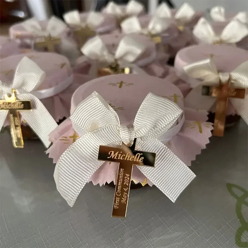 Customized Cross Baptism Label - Interior Design Names ulasan dan harga