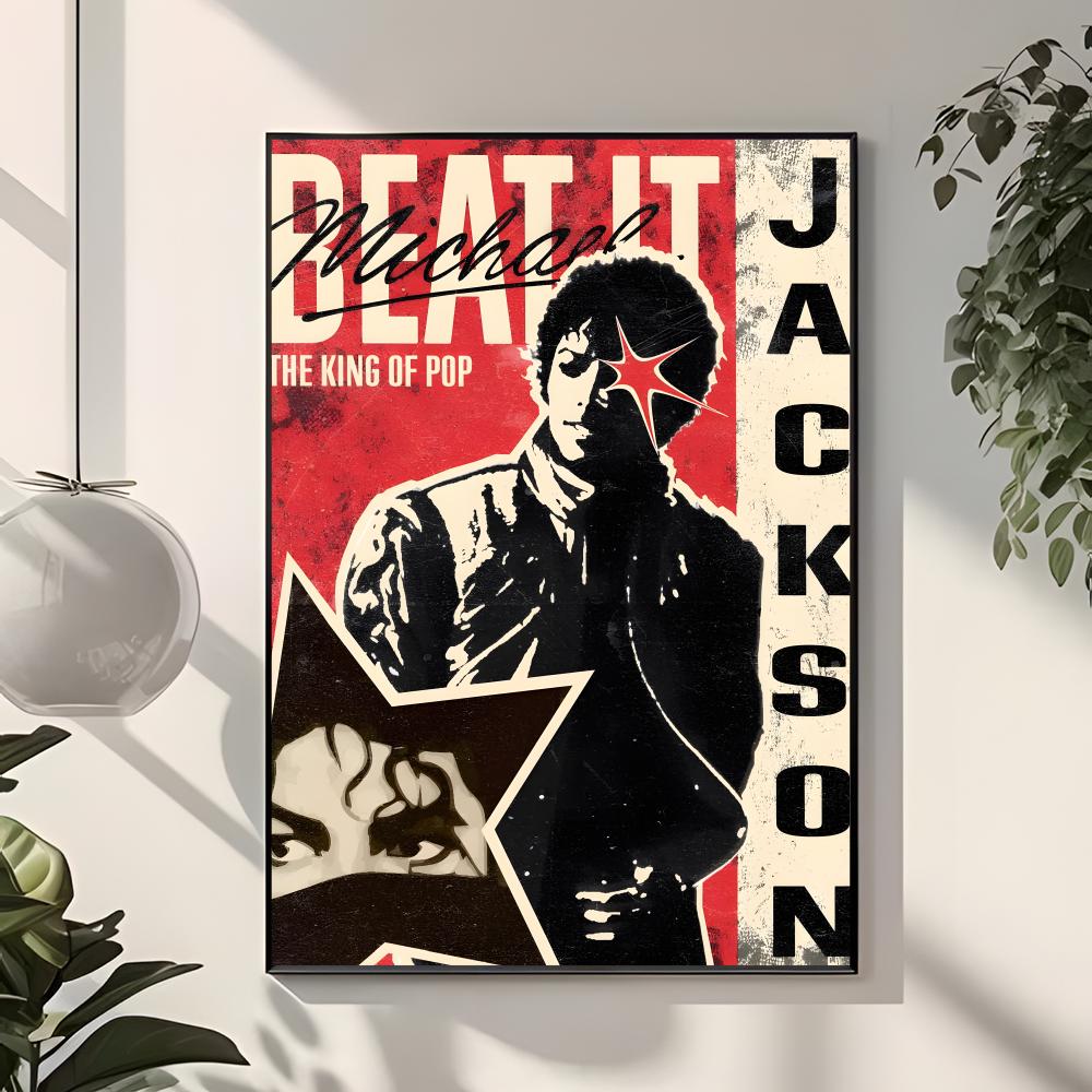 pop dancer M-Michael Jackson P - Interior Design With Wallpaper ulasan dan harga