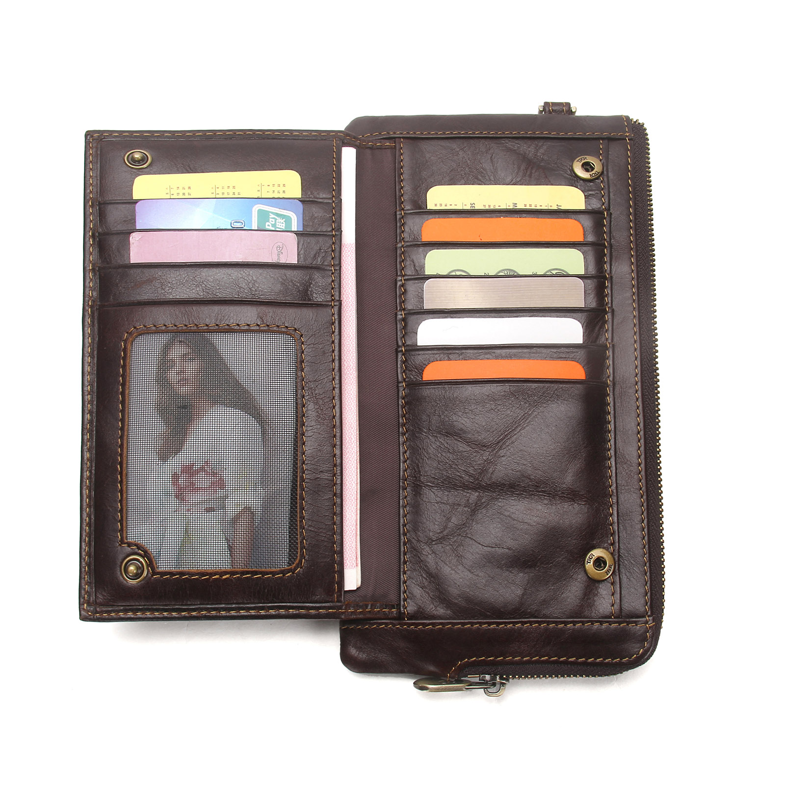 CONTACT'S Men’s Wallet Multi C - Interior Design Photo ulasan dan harga