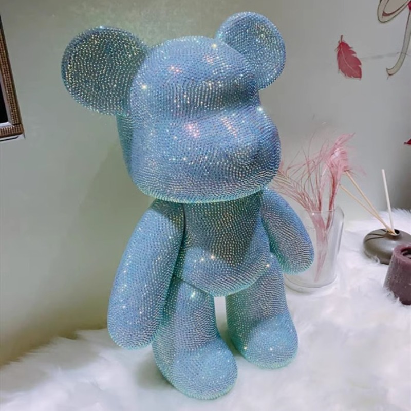 Rhinestone Crystal Bear Figure - Interior Design Book ulasan dan harga