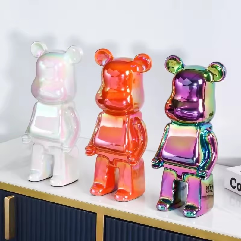 28cm Aesthetic Bear Figure Cer - Interior Design Book ulasan dan harga