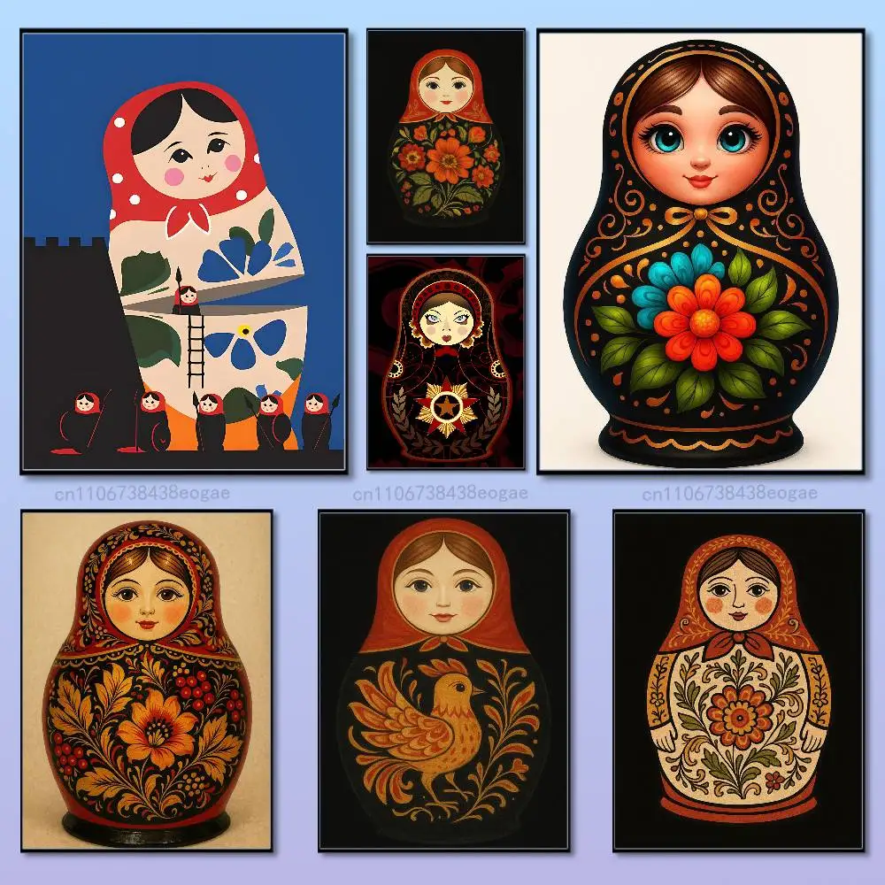 Dolls Matryoshka Russian Art P - Interior Design Hd ulasan dan harga