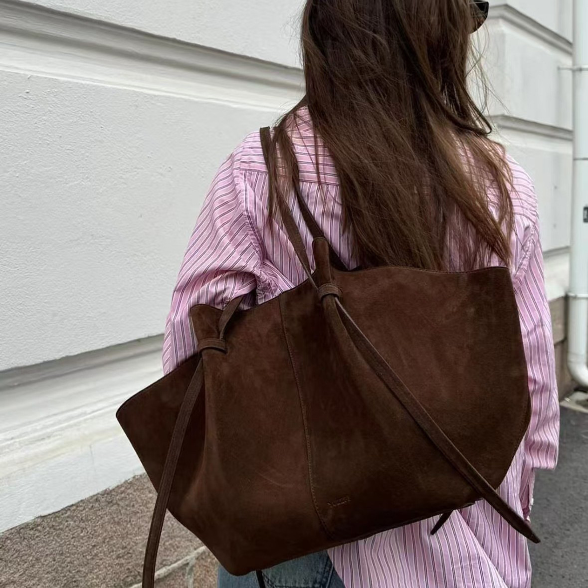 Faux Suede Tote Bags For Women - Interior Design Names ulasan dan harga