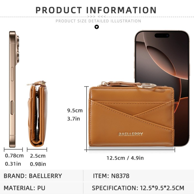 Baellerry Women's Short Wallet - Interior Design Photo ulasan dan harga