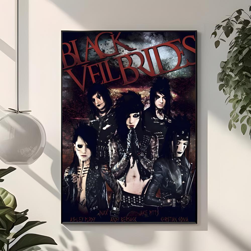 rock band B-Black Veil Brides  - Interior Design With Wallpaper ulasan dan harga