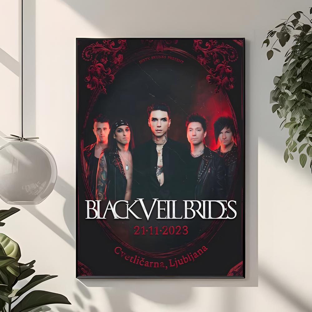 rock band B-Black Veil Brides  - Interior Design With Wallpaper ulasan dan harga