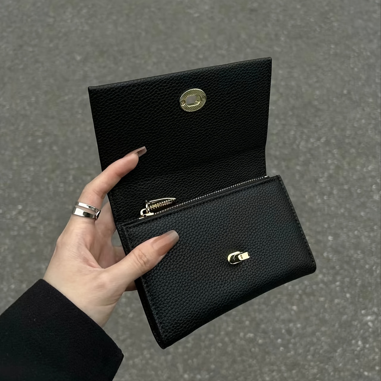 Exquisite Black Women's Wallet - Interior Design Photo ulasan dan harga