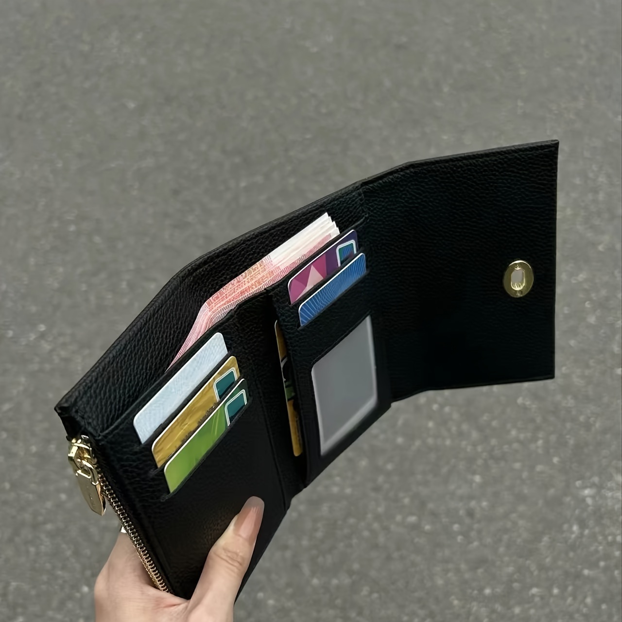 Exquisite Black Women's Wallet - Interior Design Photo ulasan dan harga