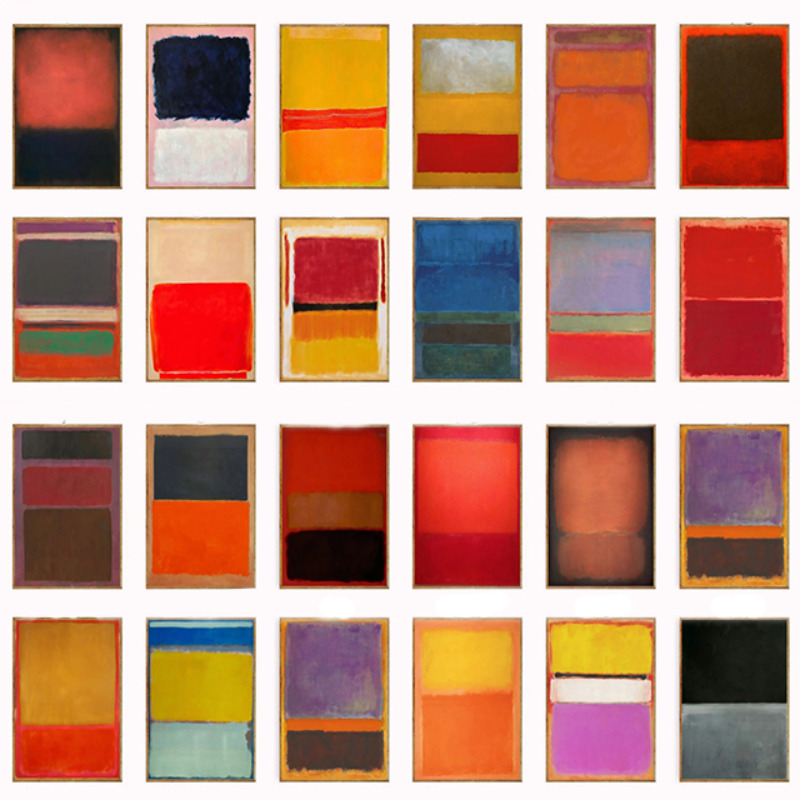 Wall Decor, Mark Rothko Poster - Interior Design Usa ulasan dan harga